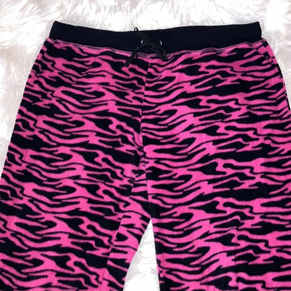 🌼SEVEN Pink Animal Print Flannel Cozy Lounge Pants PJ’s L - Picture 10 of 10